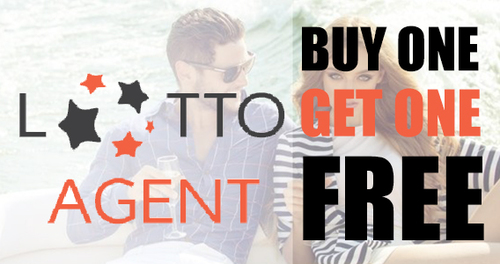 Buy one get one free LottoAgent welcome offer