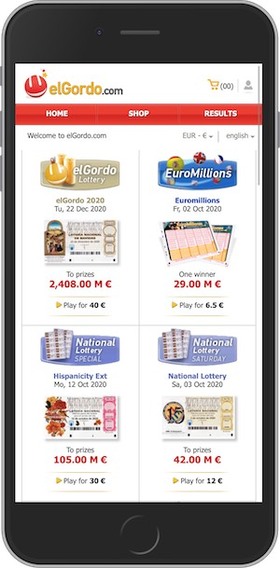 elGordo.com Mobile Screenshot