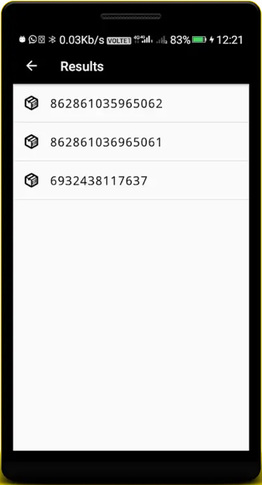 Lottery Scanner Android Screenshot