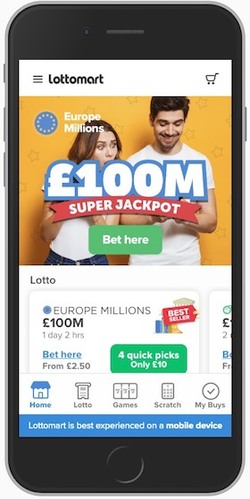 Lottomart Mobile App