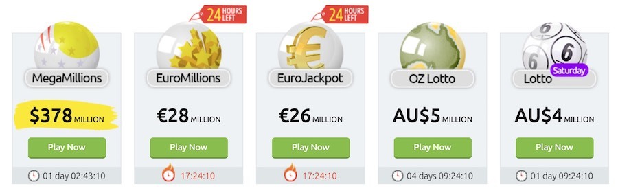 Lottosend Lottery Options
