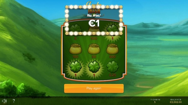 Lucky Irish Scratch Card