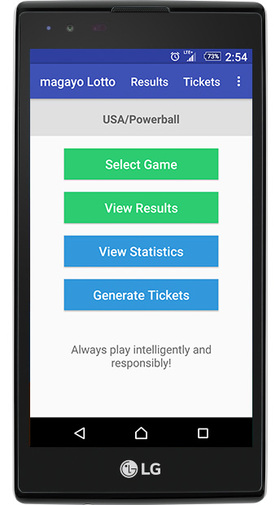 Magayo Lotto Android Screenshot
