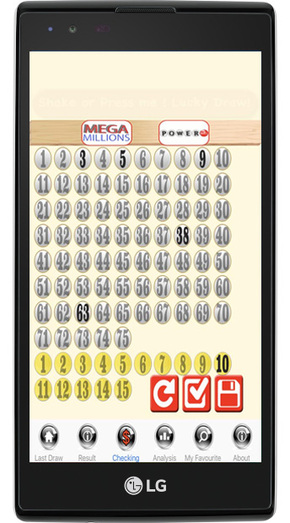 Mega Millions Powerball Free Android Screenshot