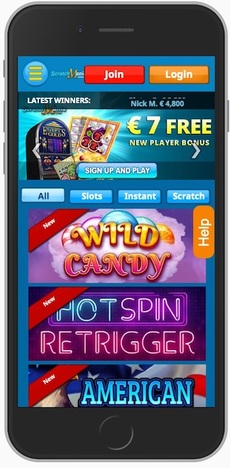 ScratchMania Mobile Site