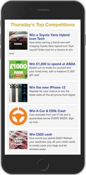 ThePrizeFinder.com Mobile Site