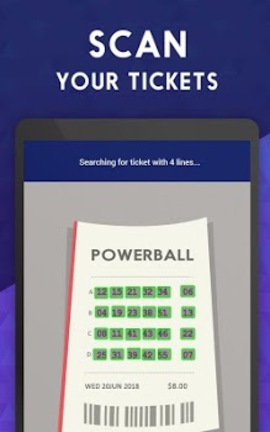 Ticket Scanner for MEGA Millions & Powerball Sample