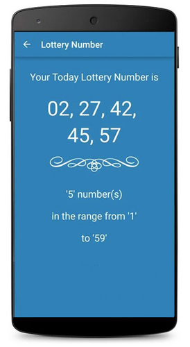 Today Lucky Numbers Android Screenshot